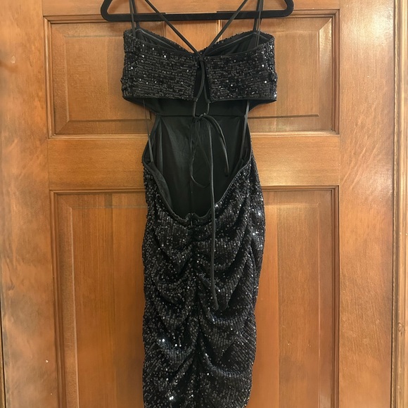 Hello Molly Black Sequin Dress - Picture 4 of 5